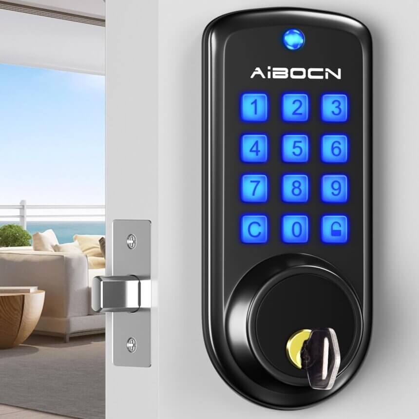 Aibocn Door Lock with a keypad