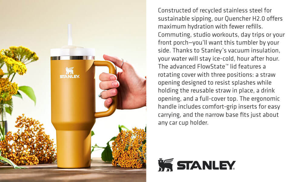 Stanley Quencher H2.0 FlowState Tumbler Review