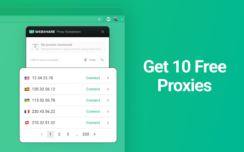Webshare Proxy Extension